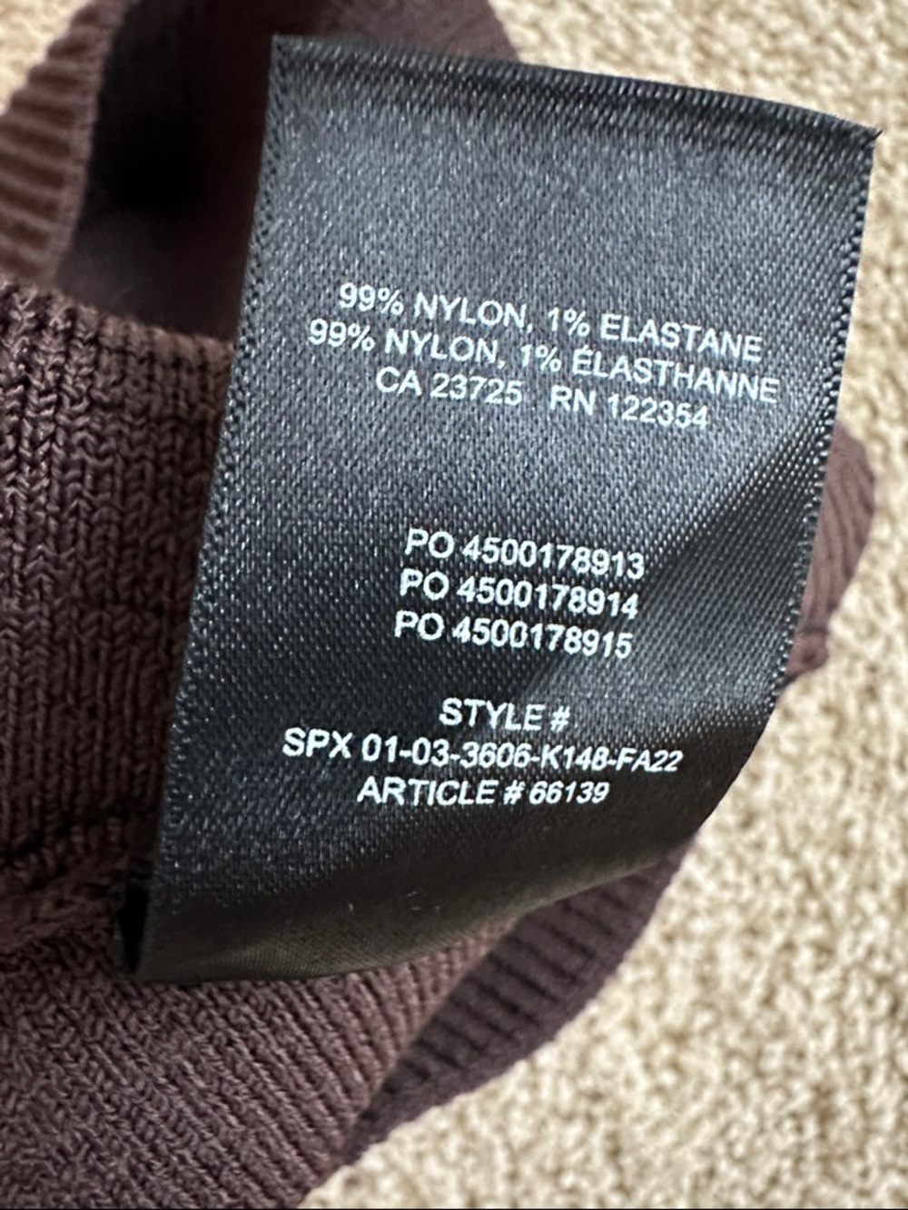 Babaton Cropped Ribbed Tank - Picture 3 of 3
